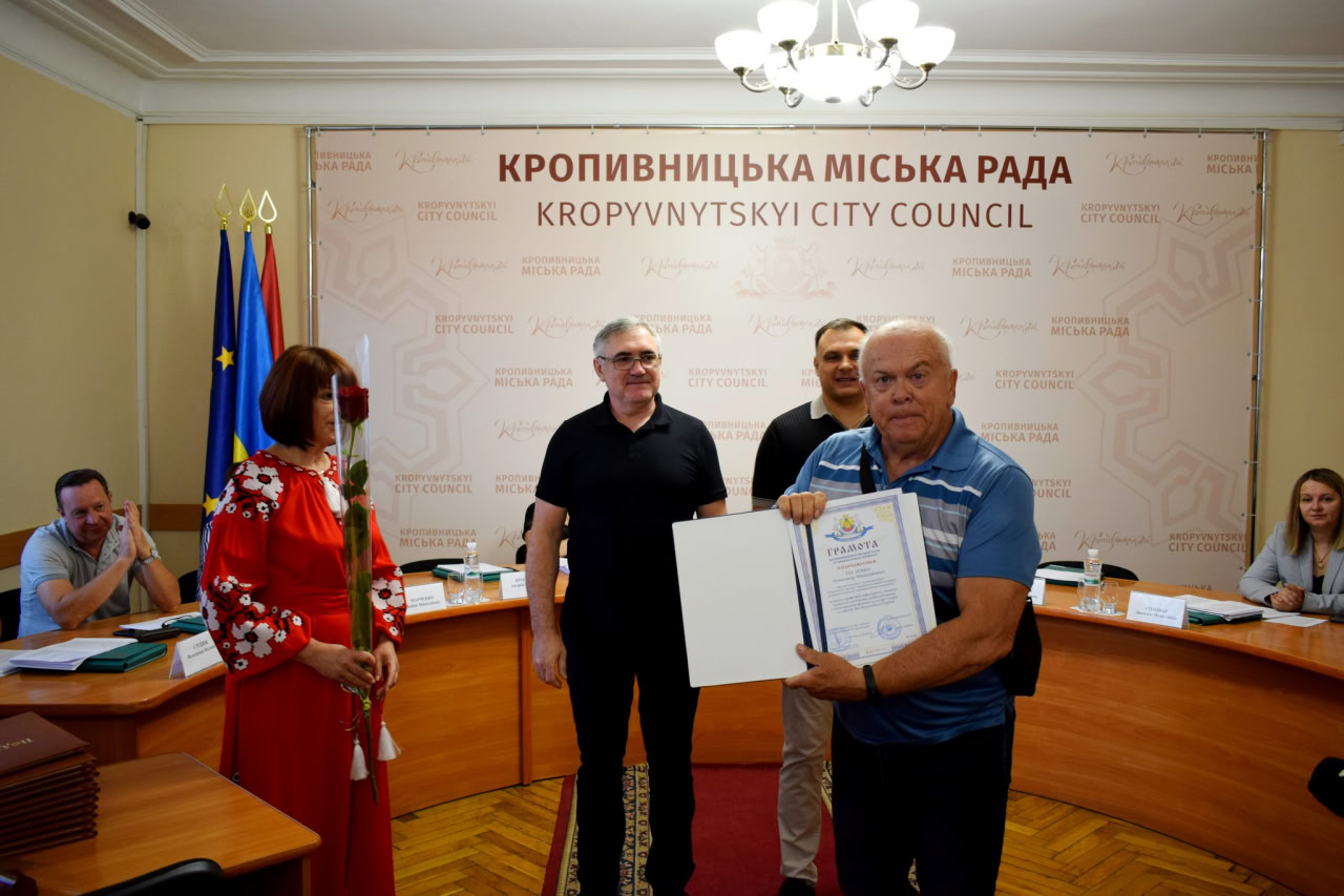 З нагоди Дня Незалежності у Кропивницькому військовим та цивільним вручили нагороди