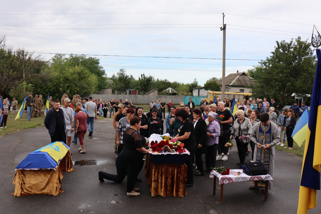 Військового з Онуфріївської громади провели в останню путь