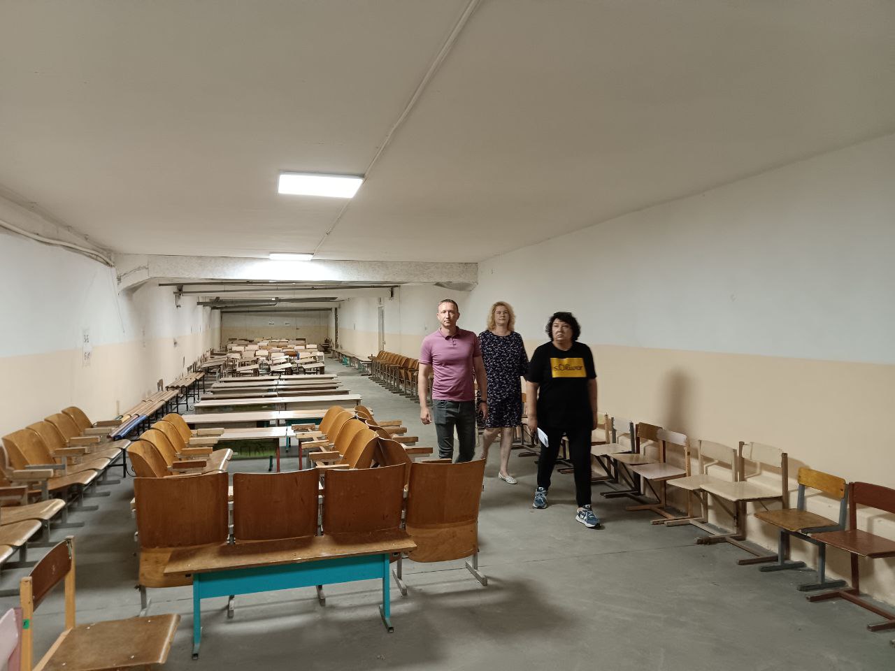 Пошкоджений обстрілом ліцей «Перспектива» у Світловодську модернізують та відновлюють