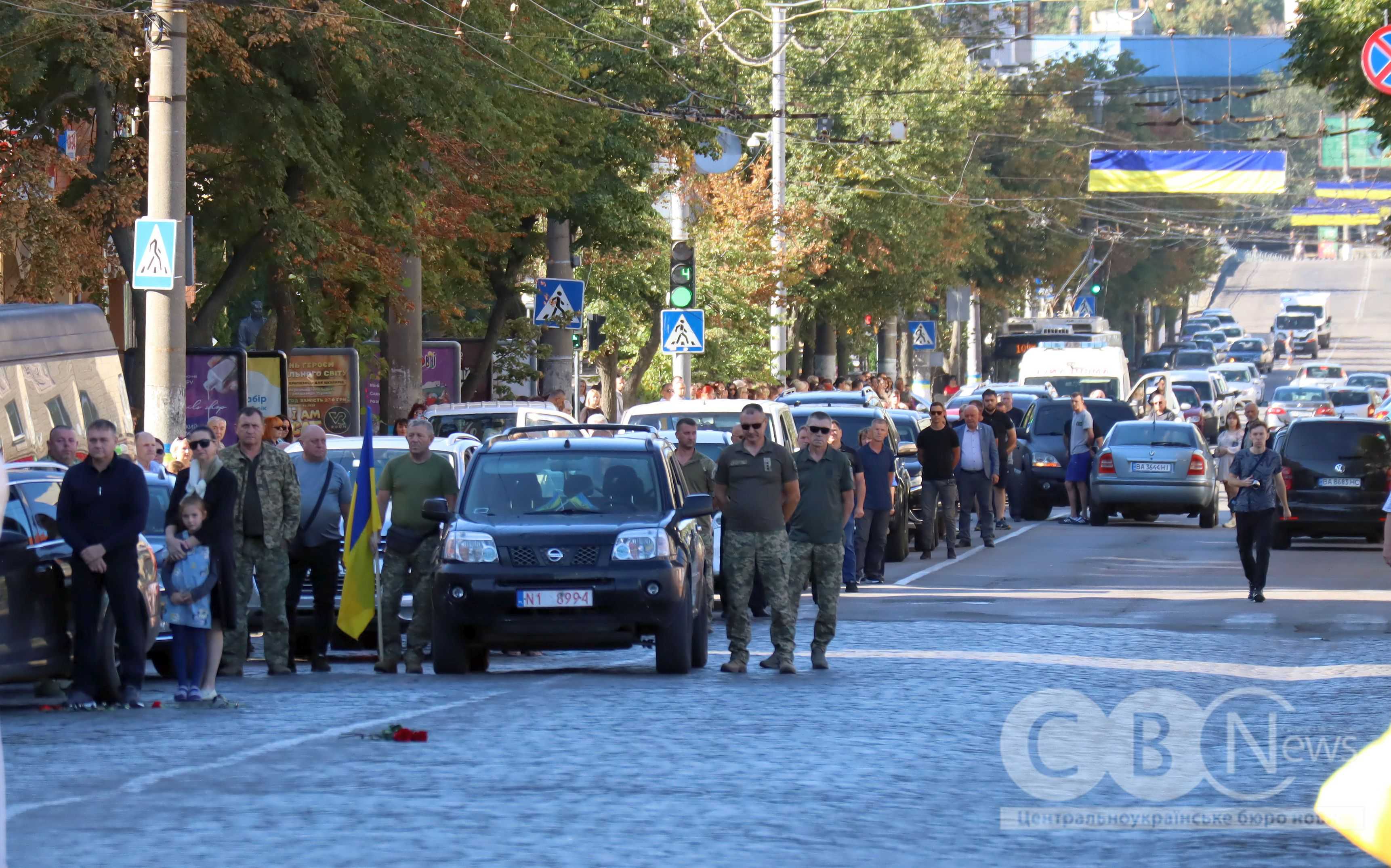З трьома військовими попрощалися у Кропивницькому