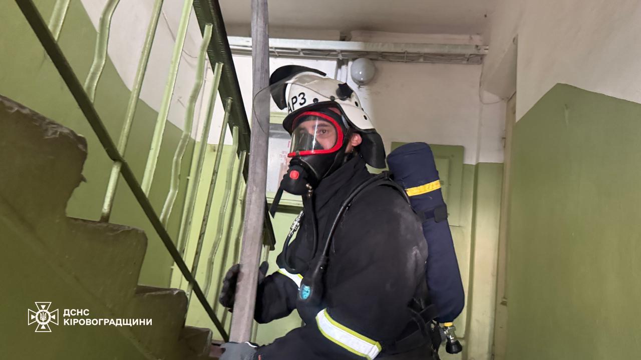 Пожежу загасили в Кропивницькому