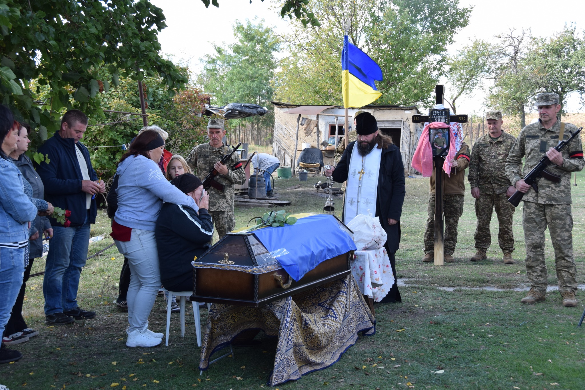 Прощання з воїном на Кіровоградщині