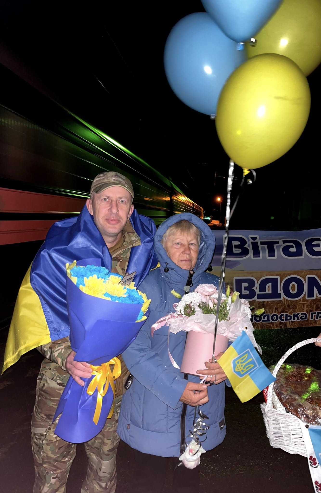 Звільненого з російського полону воїна зустріли в Глодоській громаді