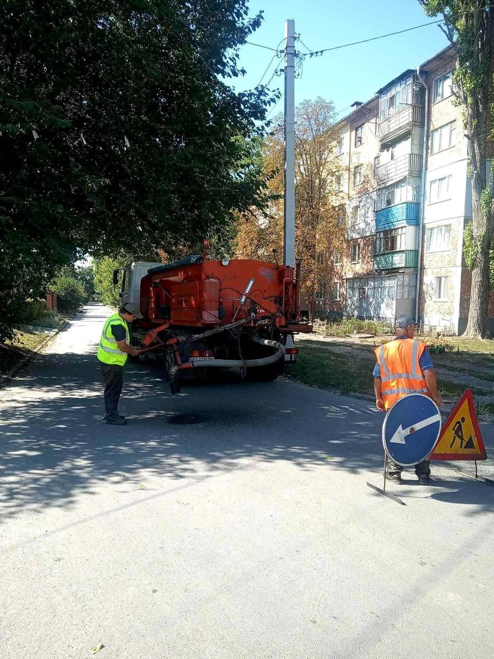 Поточний ремонт доріг виконують у Кропивницькому