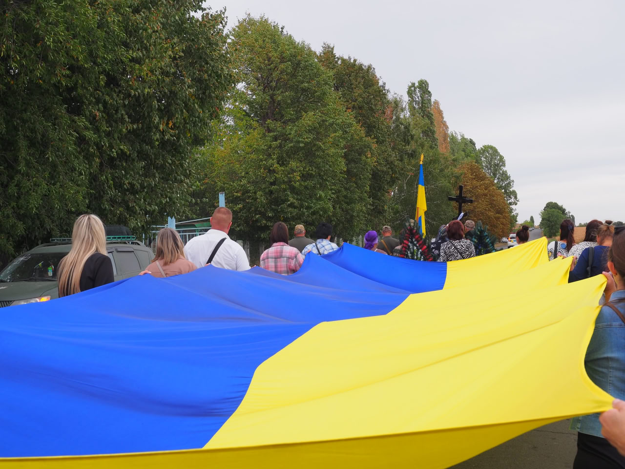 Військового Михайла Трачука провели в останню путь в Гайворонській громаді