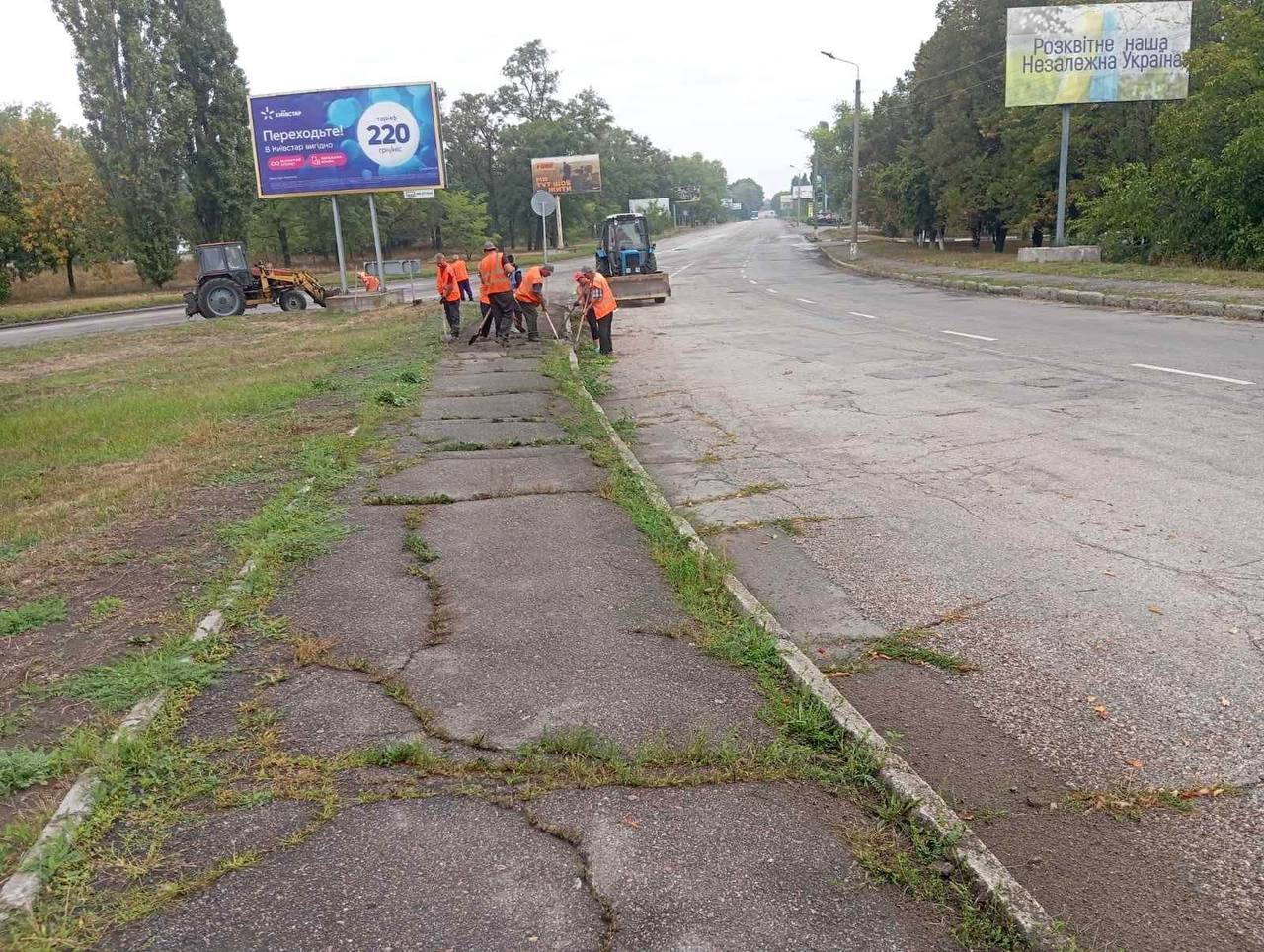 Поточний ремонт доріг виконують у Кропивницькому