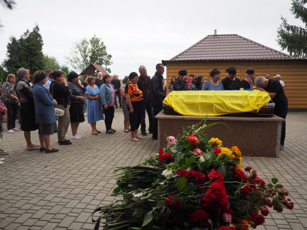 Військового Михайла Трачука провели в останню путь в Гайворонській громаді