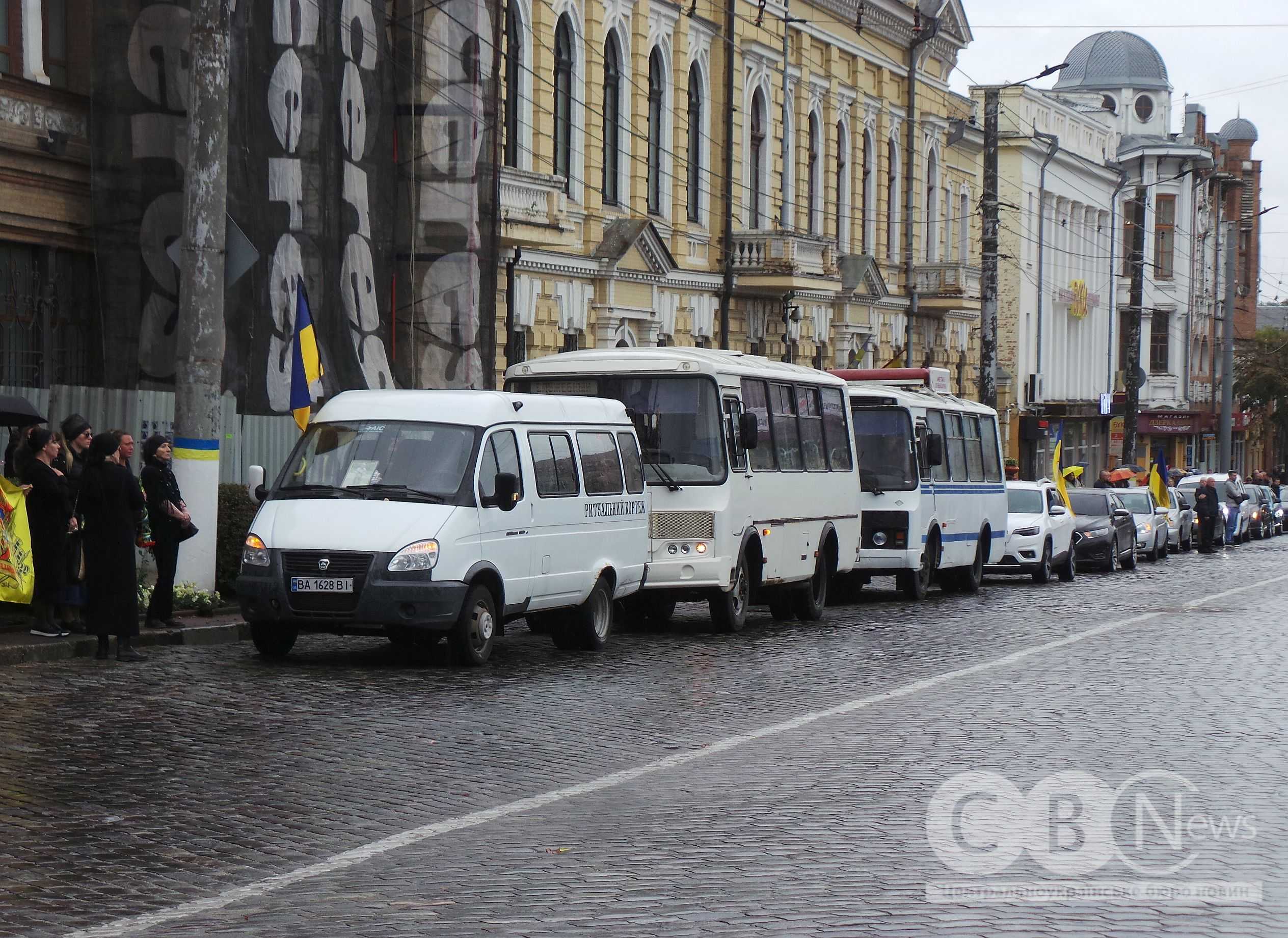 Прощання з воїнами з Кропивницького