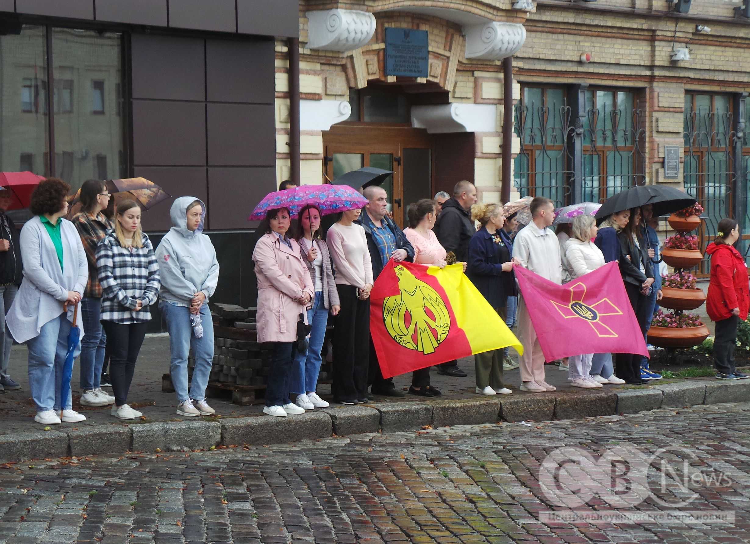 Прощання з воїнами з Кропивницького