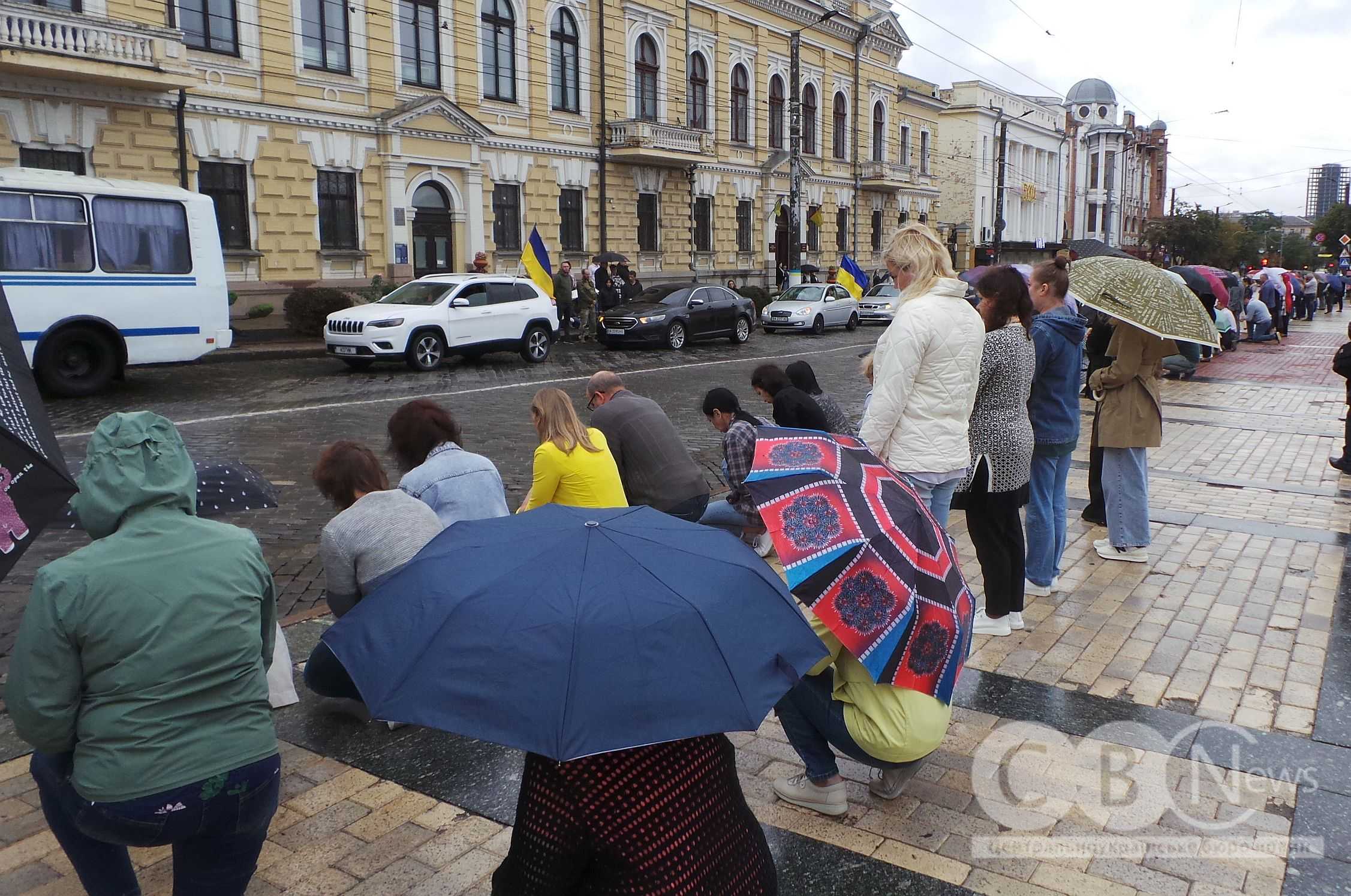 Прощання з воїнами з Кропивницького