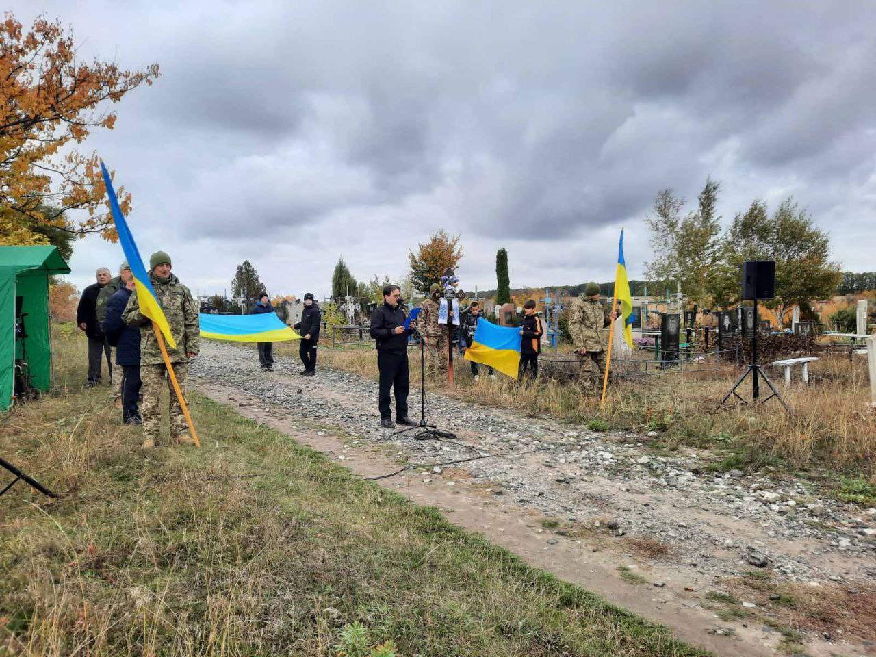 Прощання із загиблим воїном на Кіровоградщині