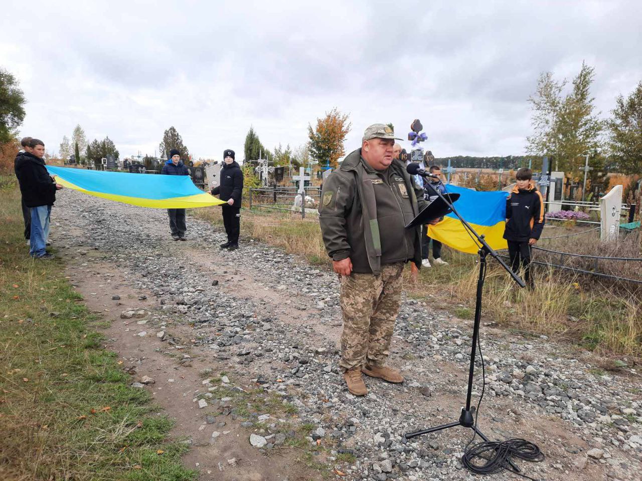 Прощання із загиблим воїном на Кіровоградщині
