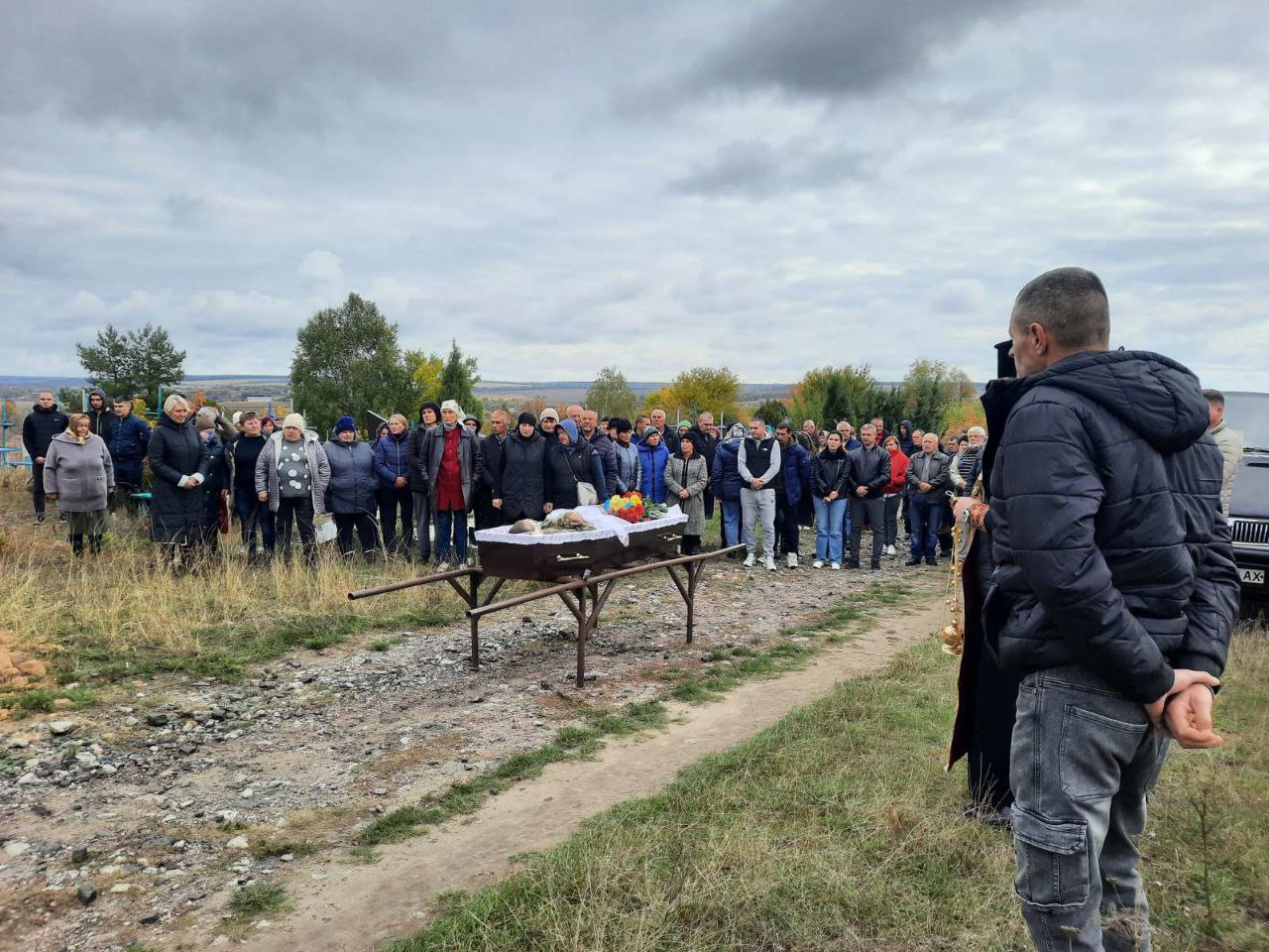 Прощання із загиблим воїном на Кіровоградщині