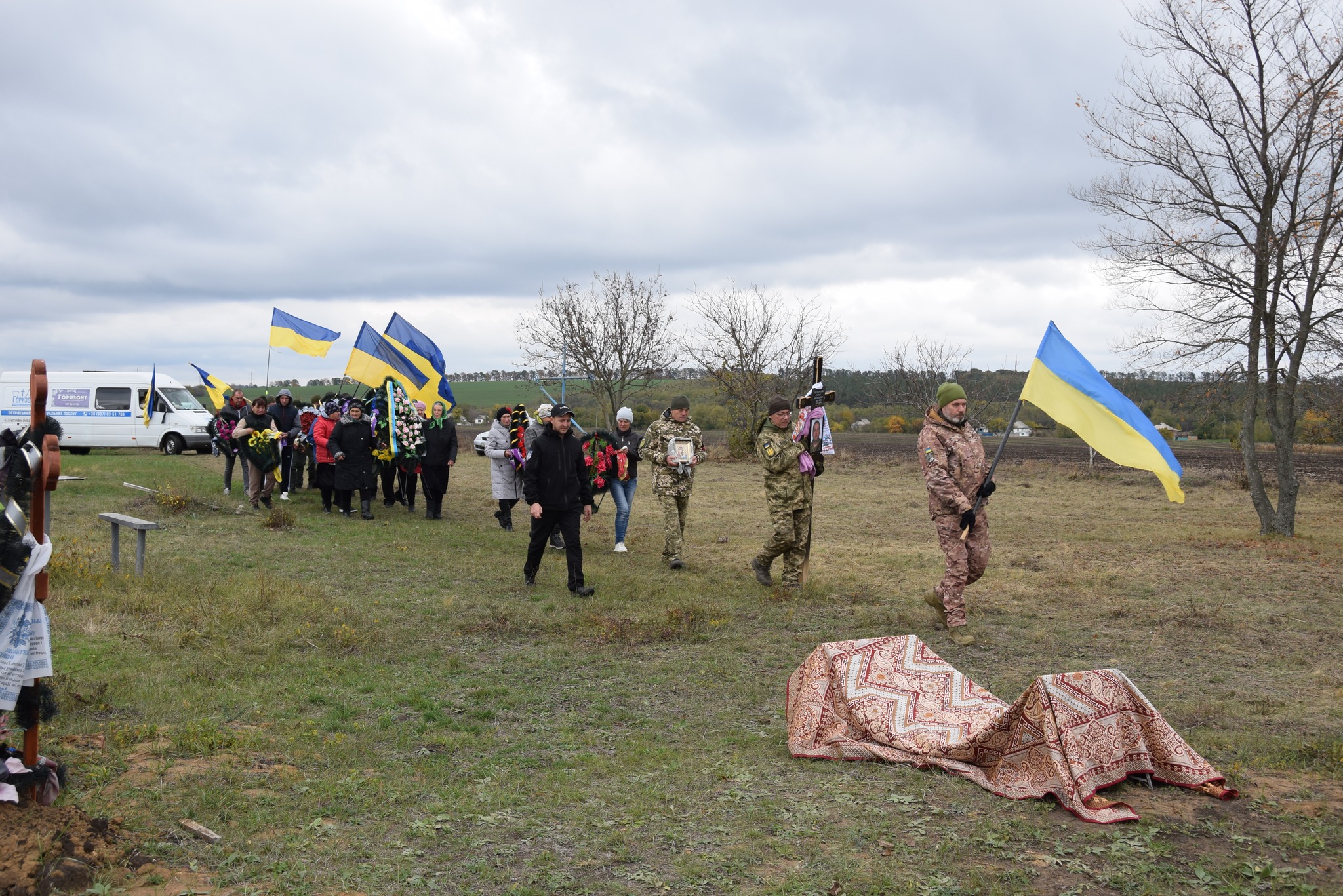 Прощання з воїном на Кіровоградщині