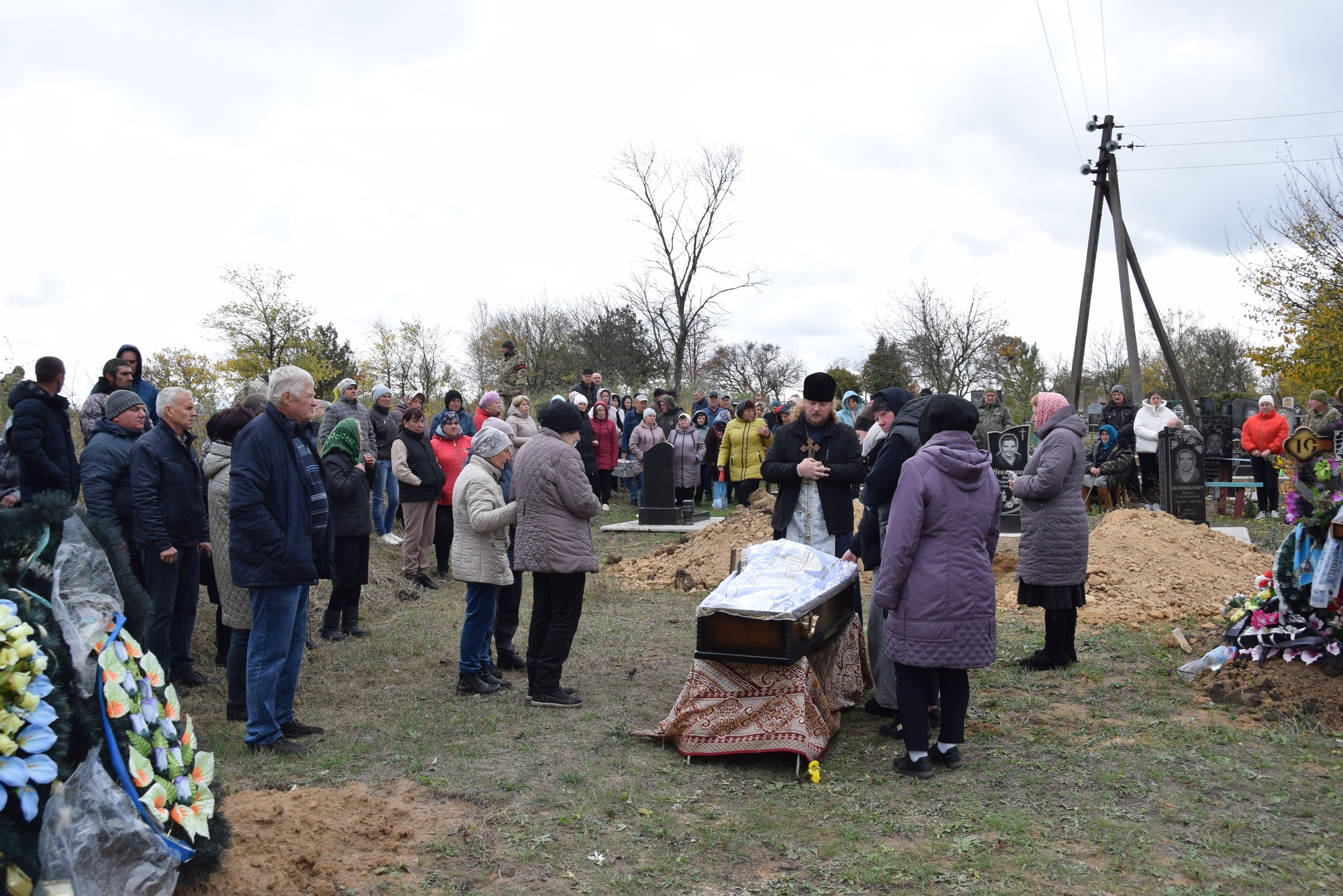 Прощання з воїном на Кіровоградщині