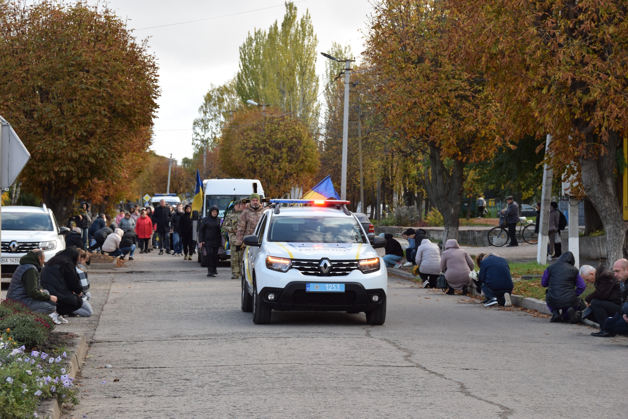 Прощання з воїном на Кіровоградщині