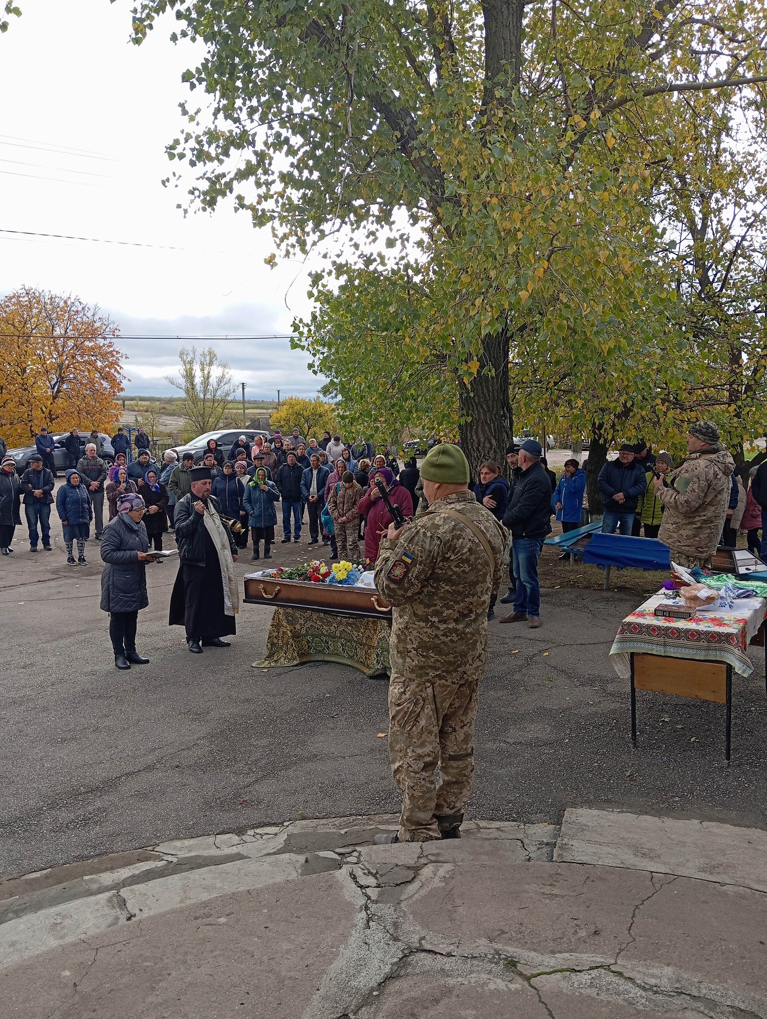 Прощання з воїном на Кіровоградщині