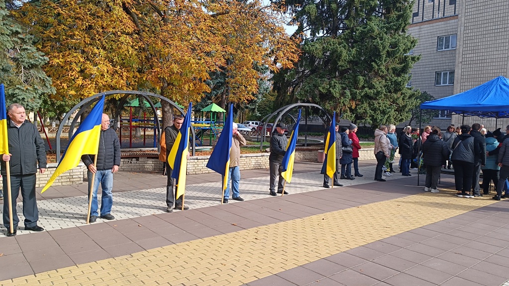 Прощання з воїном на Кіровоградщині