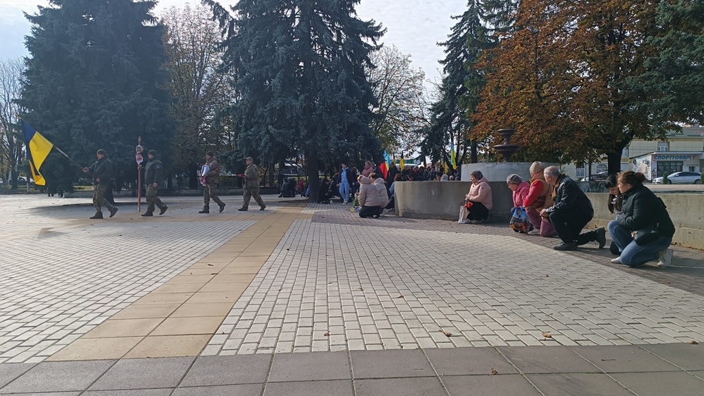Прощання з воїном на Кіровоградщині