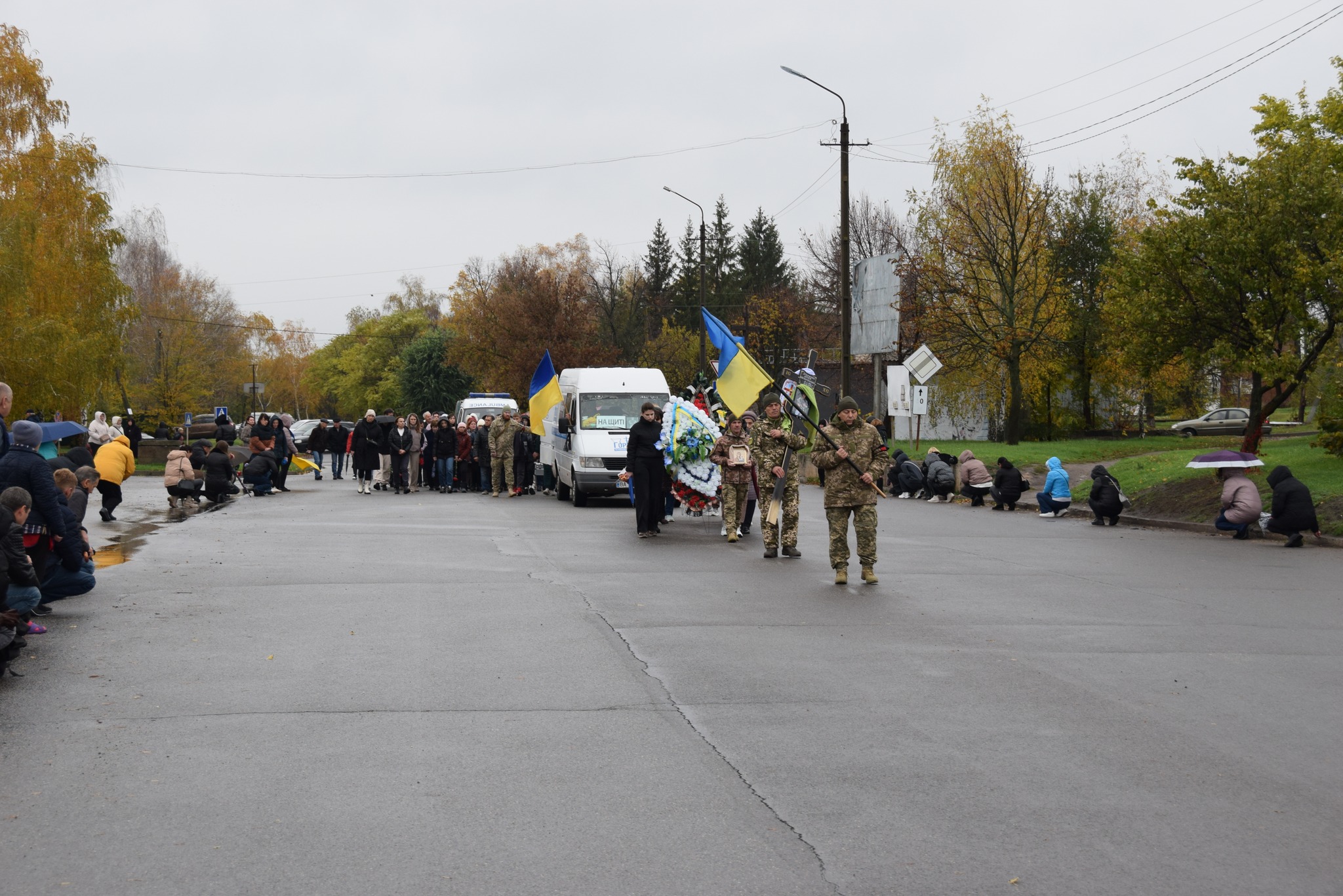 Прощання з воїном на Кіровоградщині