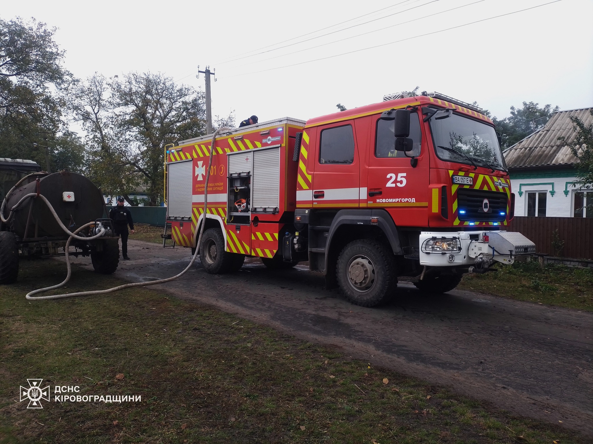 8 жовтня рятувальники у Гайвороні на пожежі знайшли тіло жінки.