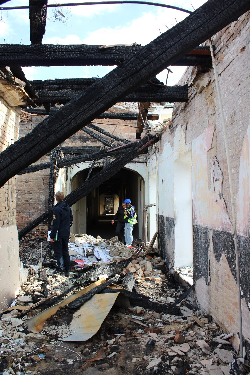 Пошкодження об'єктів культурної спадщини внаслідок обстрілів рф фіксують у Кропивницькому