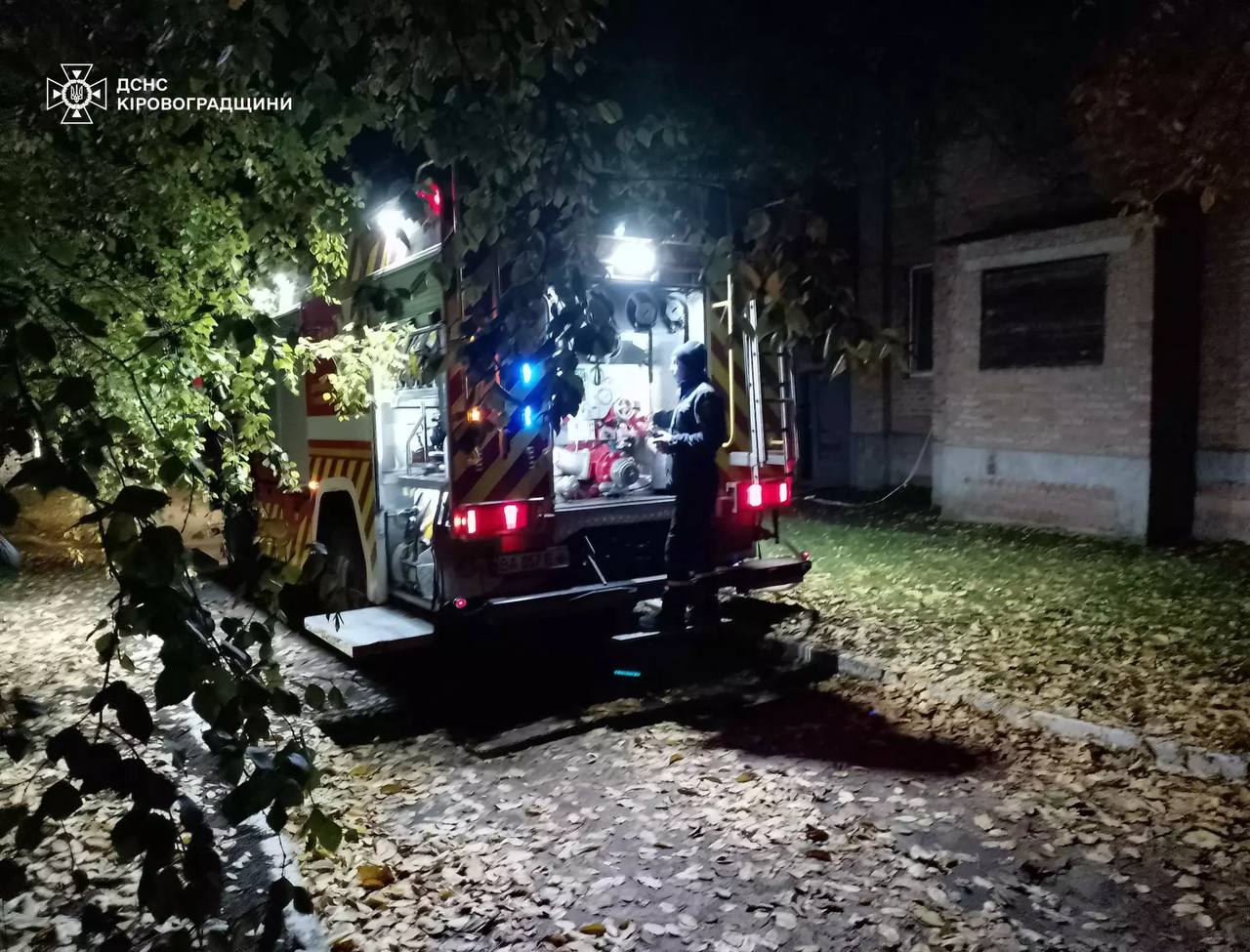 Тіло чоловіка знайшли на пожежі в медзакладі Новоукраїнського району