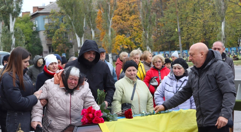 Прощання із загиблим воїном на Кіровоградщині