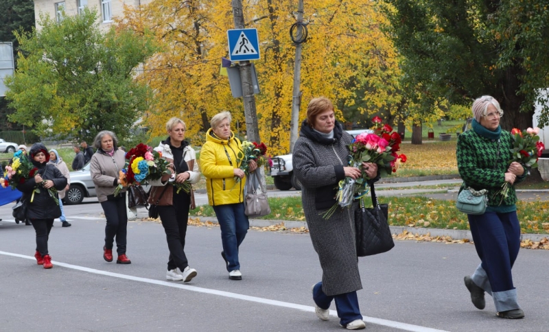 Прощання із загиблим воїном на Кіровоградщині