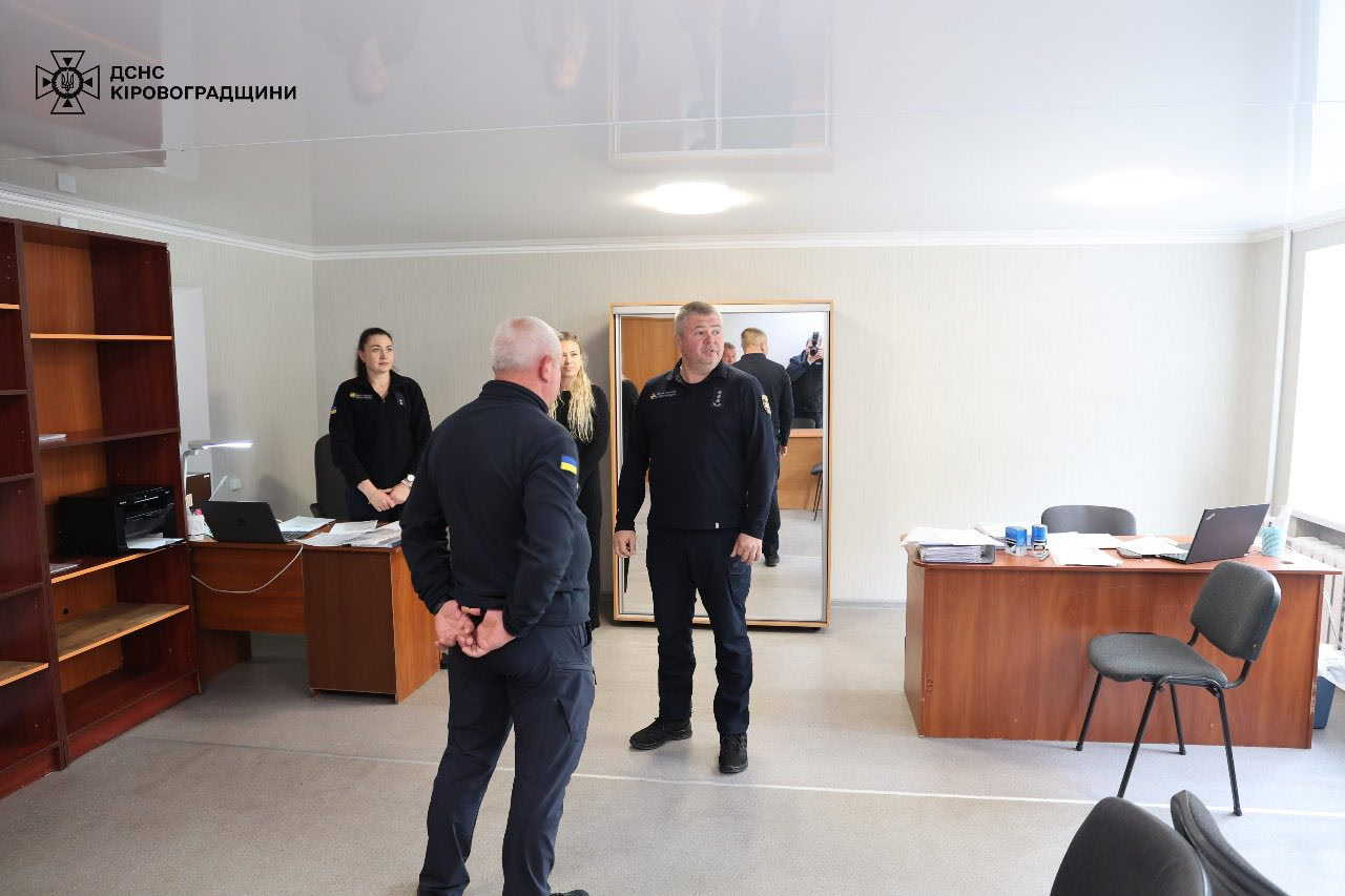 Пошкоджена обстрілом медчастина гарнізону ДСНС в Кропивницькому запрацювала у новому приміщені