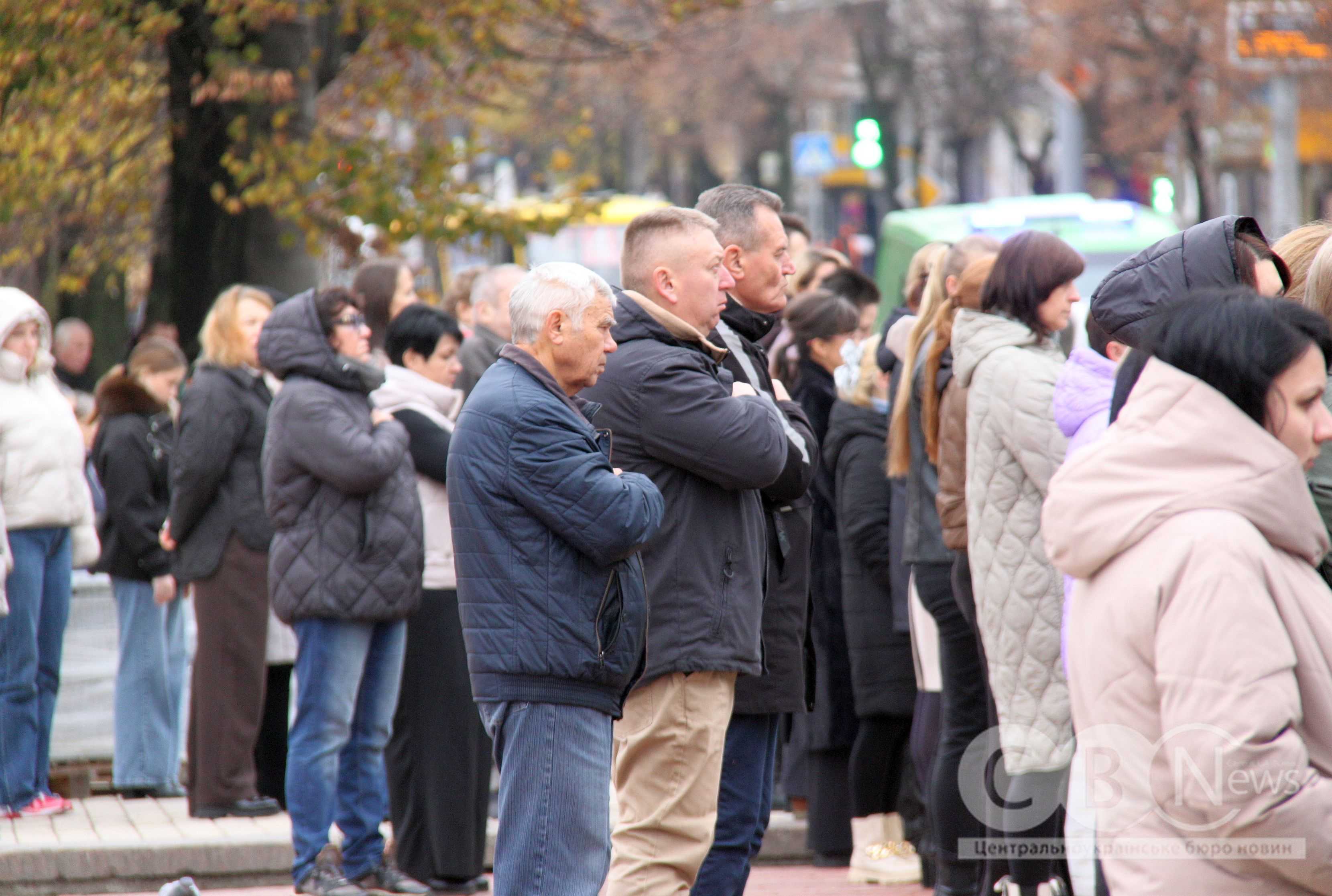 Прощання з воїном у Кропивницькому