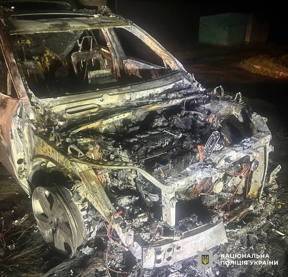 На Кіровоградщині поліцейські викрили групу осіб, причетних до підпалів автомобілів.