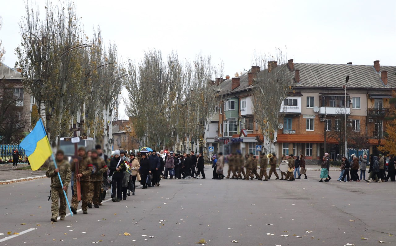 Прощання з воїном на Кіровоградщині