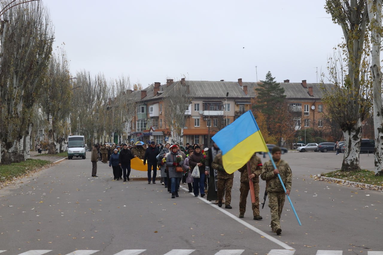 Прощання з воїном на Кіровоградщині