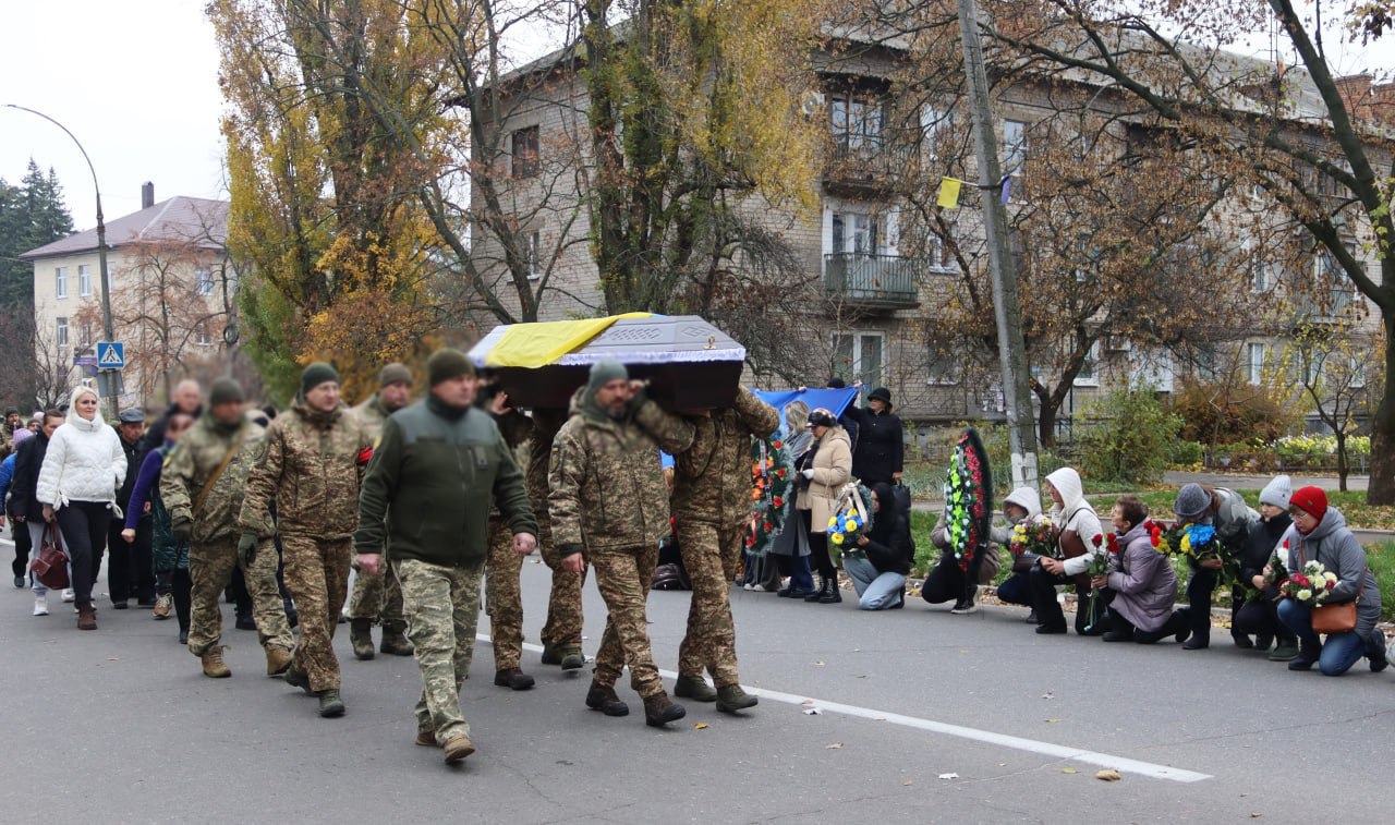 Прощання з воїном на Кіровоградщині