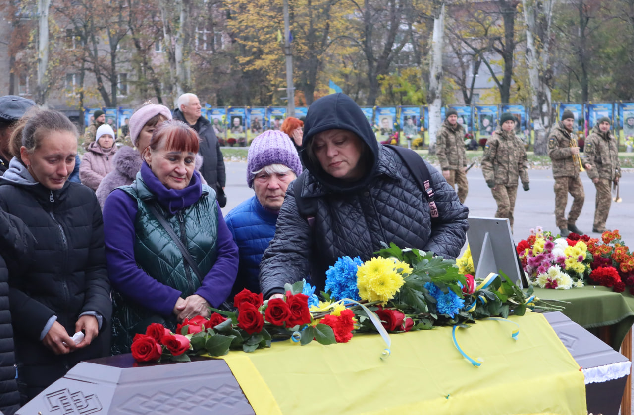 Прощання з воїном на Кіровоградщині