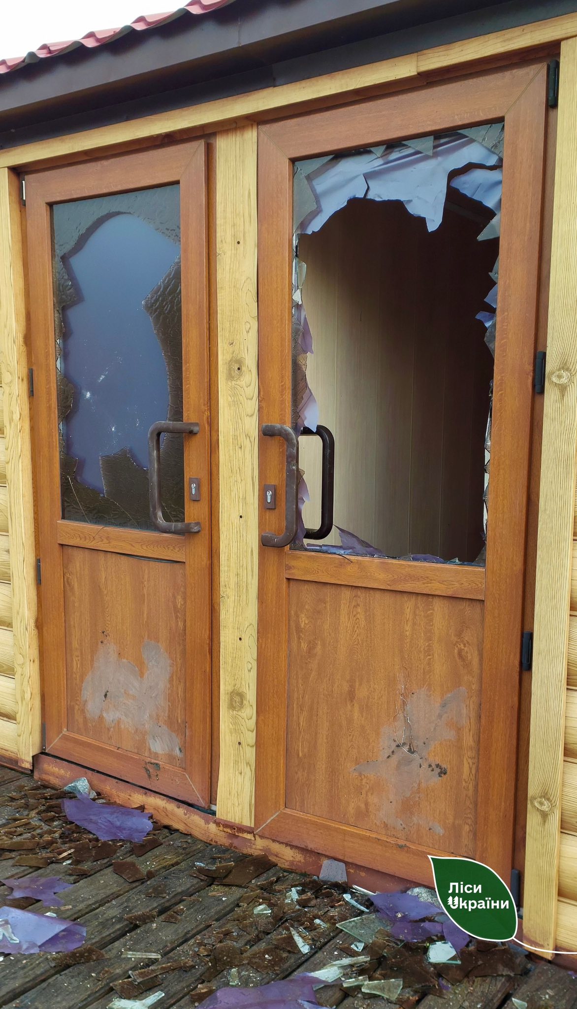 Вандал пошкодив рекреаційний пункт «Лісовичок» на Кіровоградщині