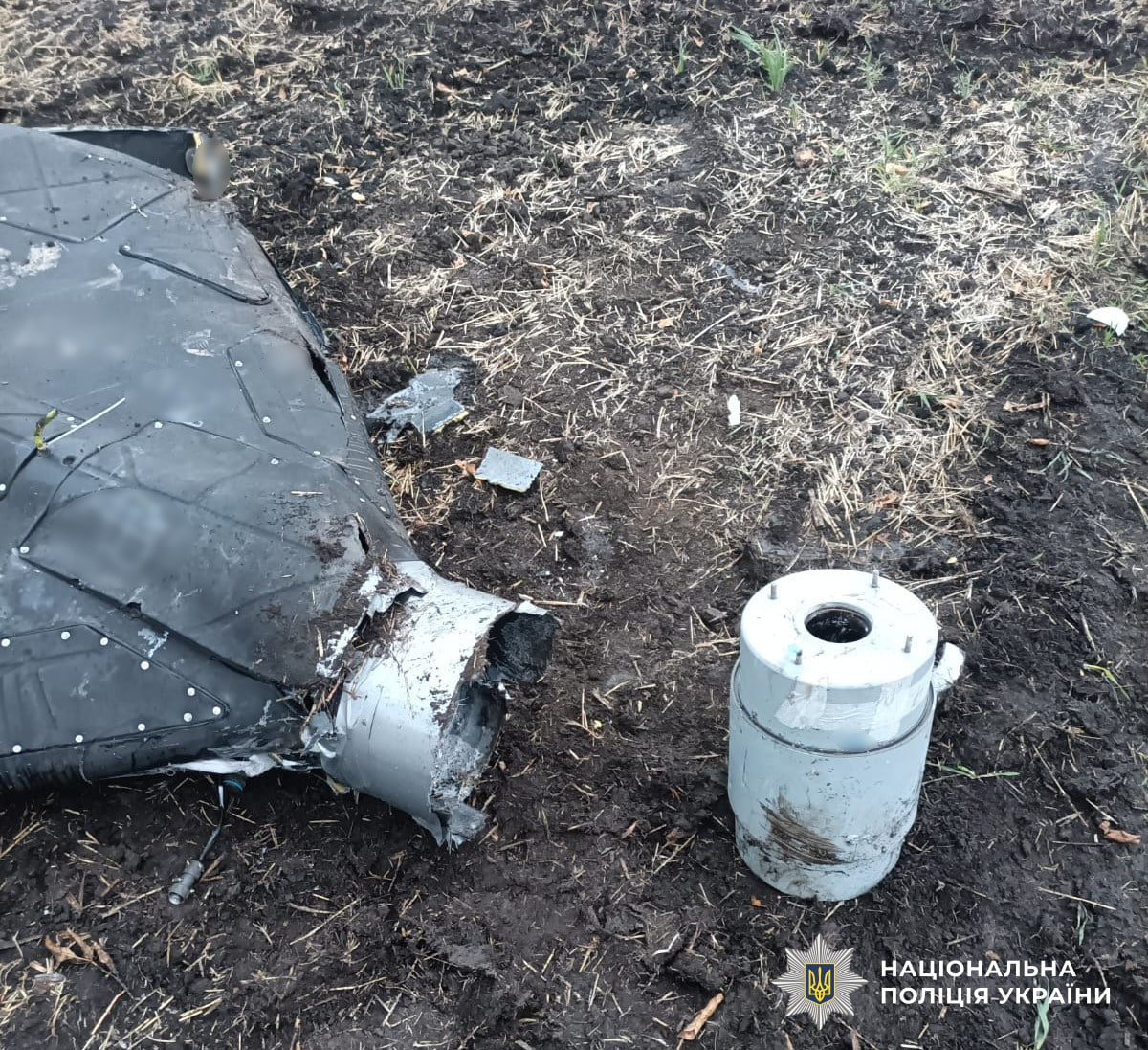 Бойові частини двох російських безпілотників знешкодили на Кіровоградщині