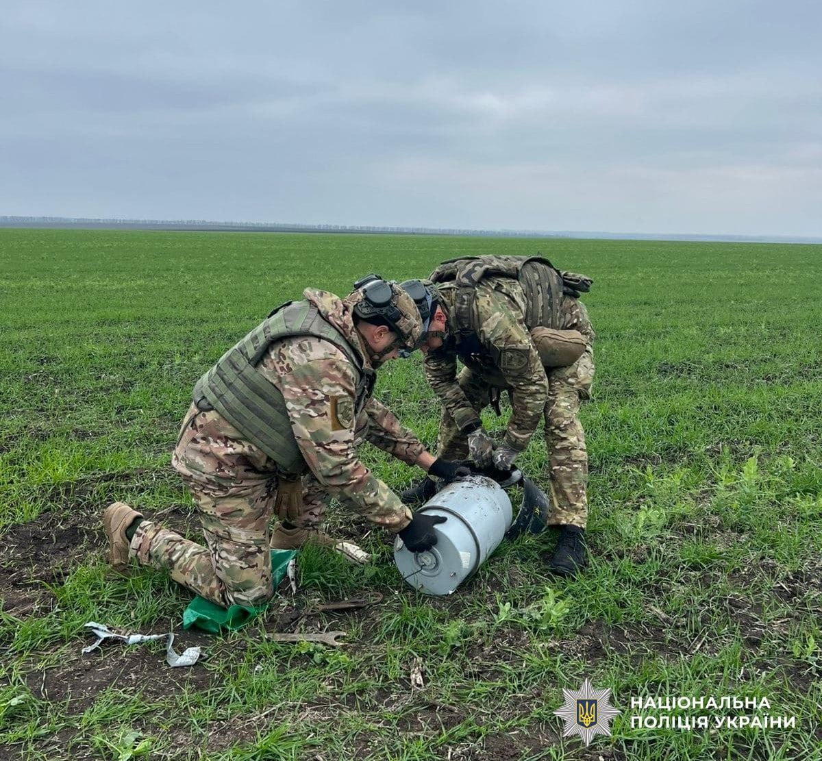 Вибухотехніки Кіровоградщини знищили бойову частину ворожого БпЛА
