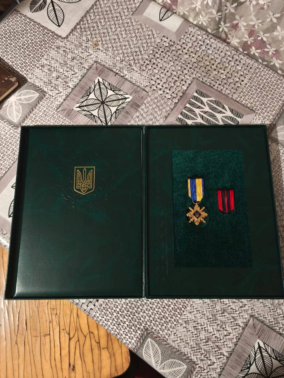 Воїн з Дмитрівської громади отримав відзнаку від Президента України