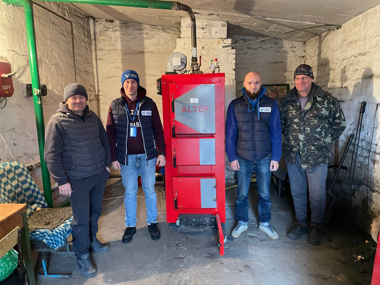 Благодійники передали на Кіровоградщину п'ять твердопаливних котлів