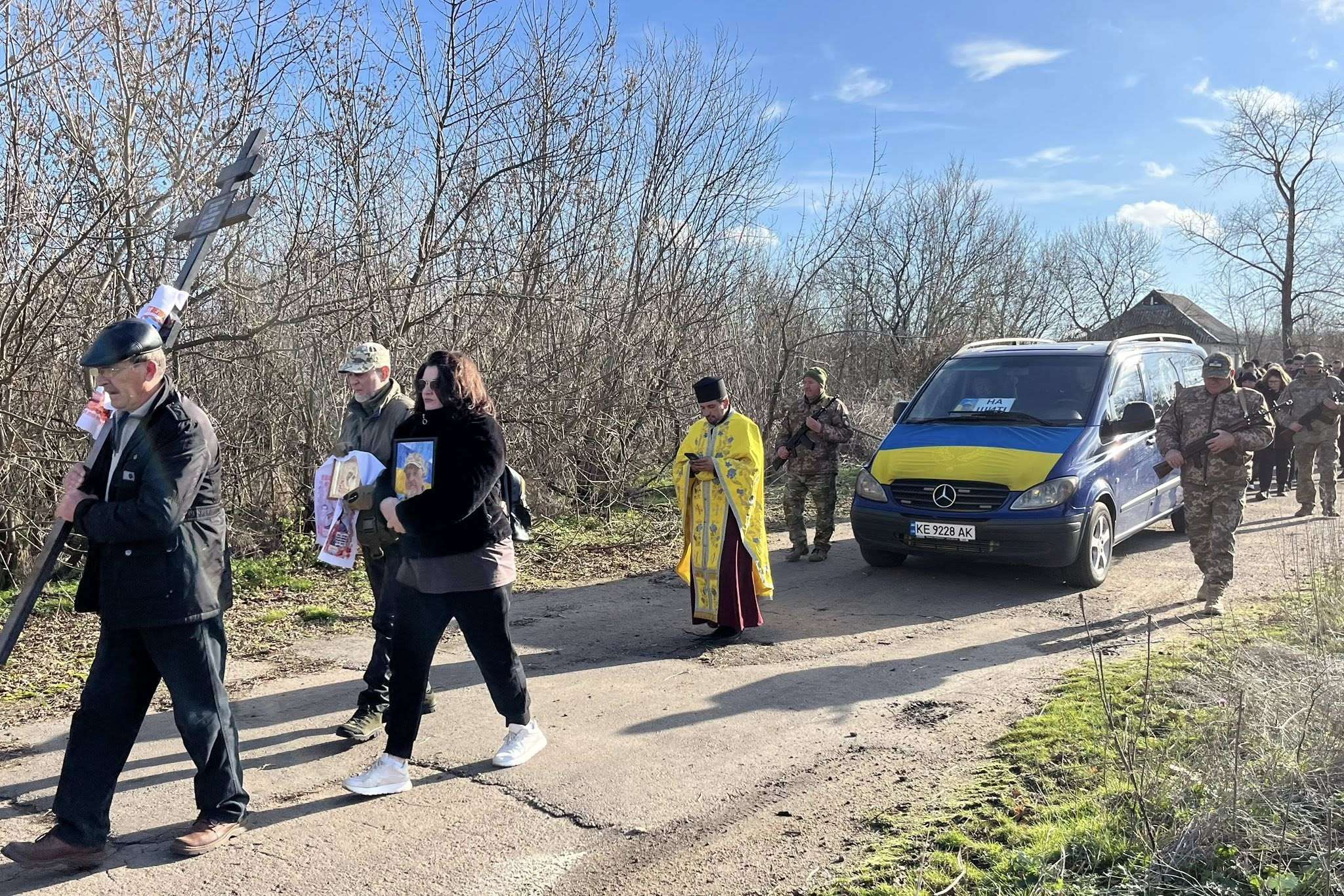 Із загиблим бійцем попрощалися на Кіровоградщині