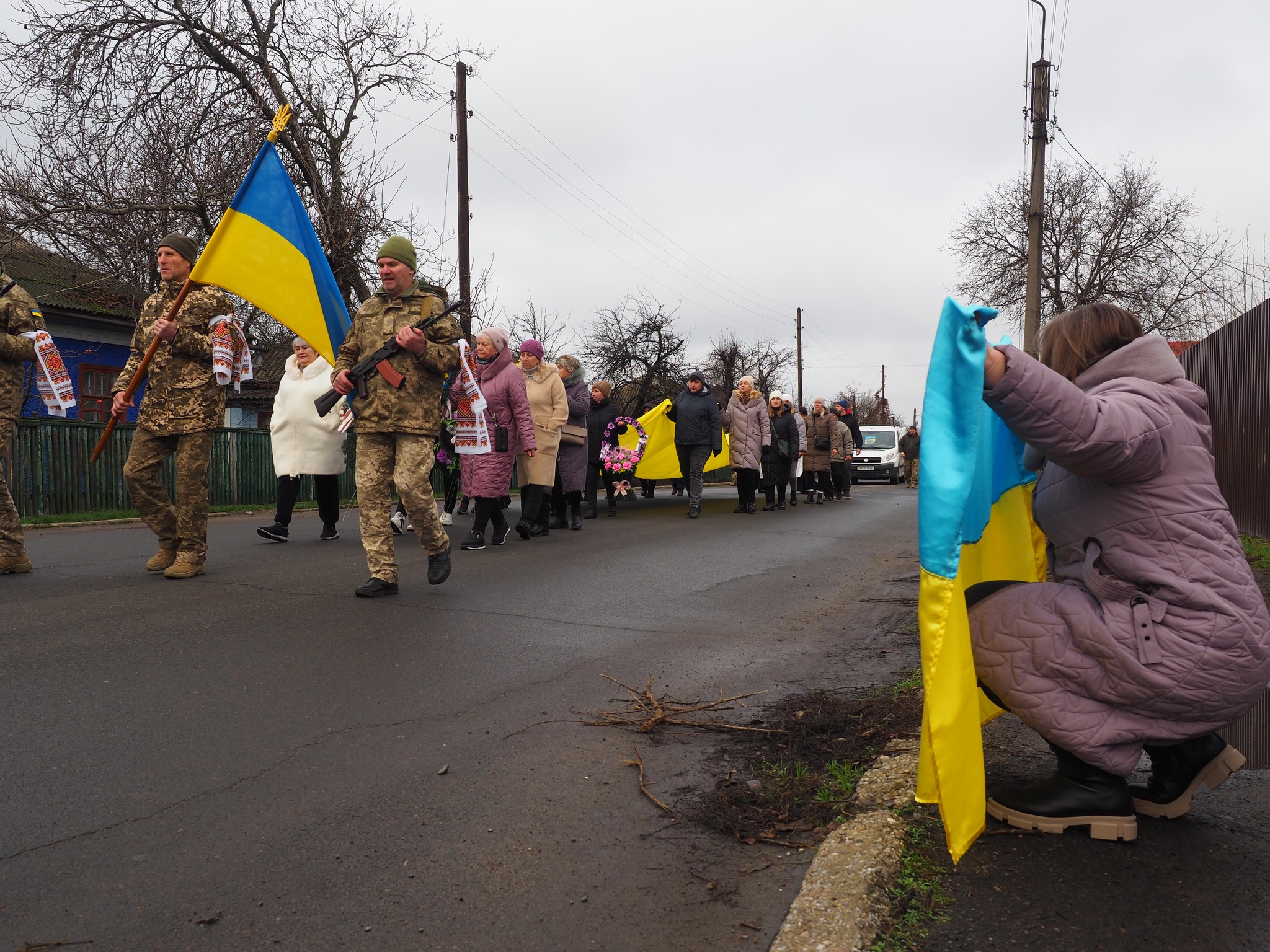 В останню путь провели бійця з Гайворонської громади 