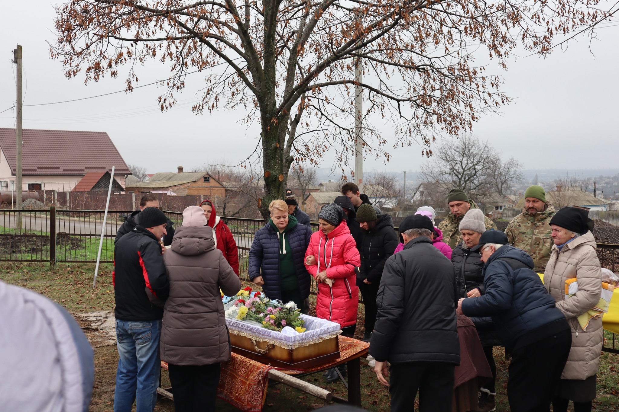В останню путь провели солдата з Новоукраїнської громади