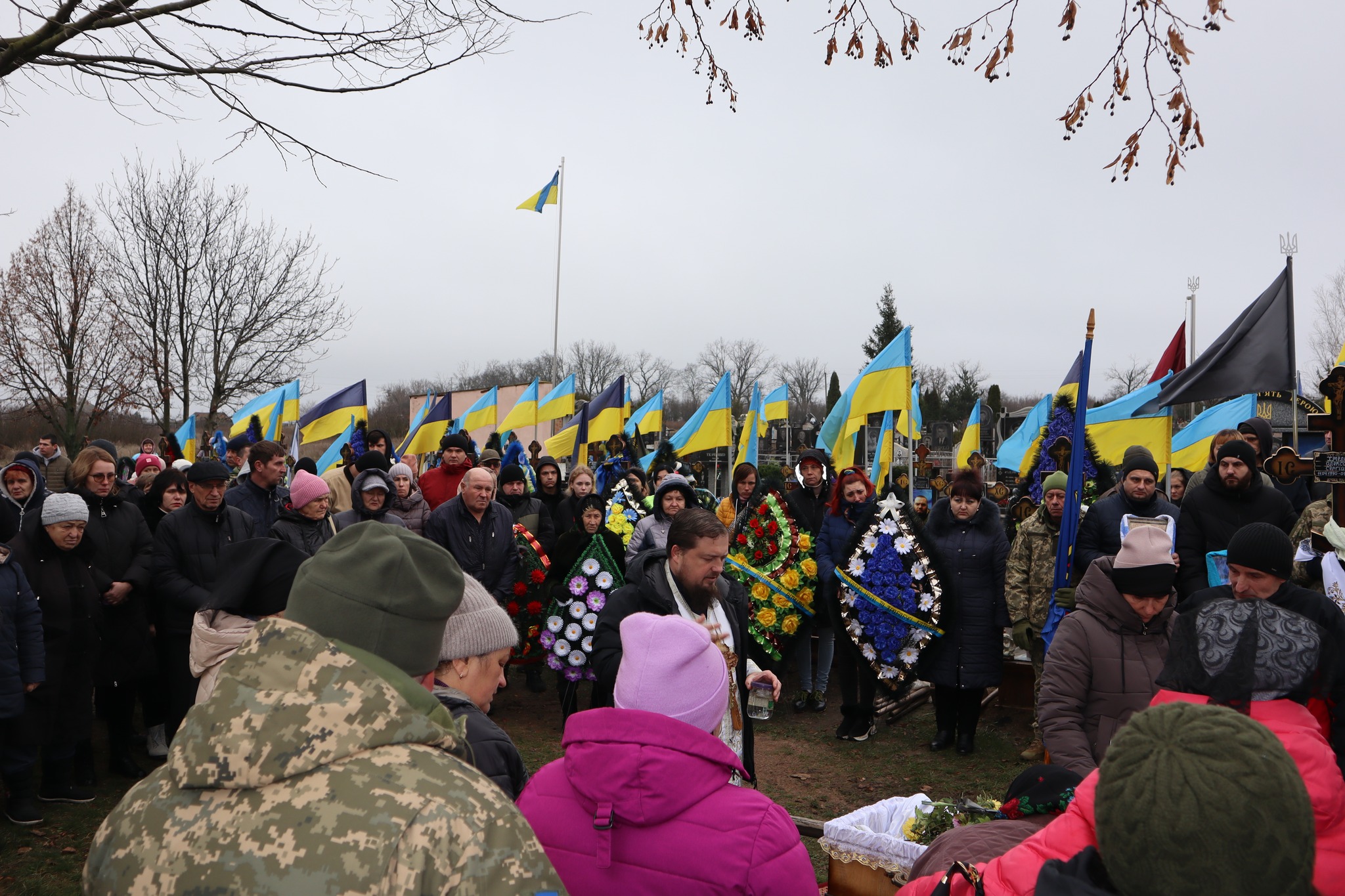 В останню путь провели солдата з Новоукраїнської громади