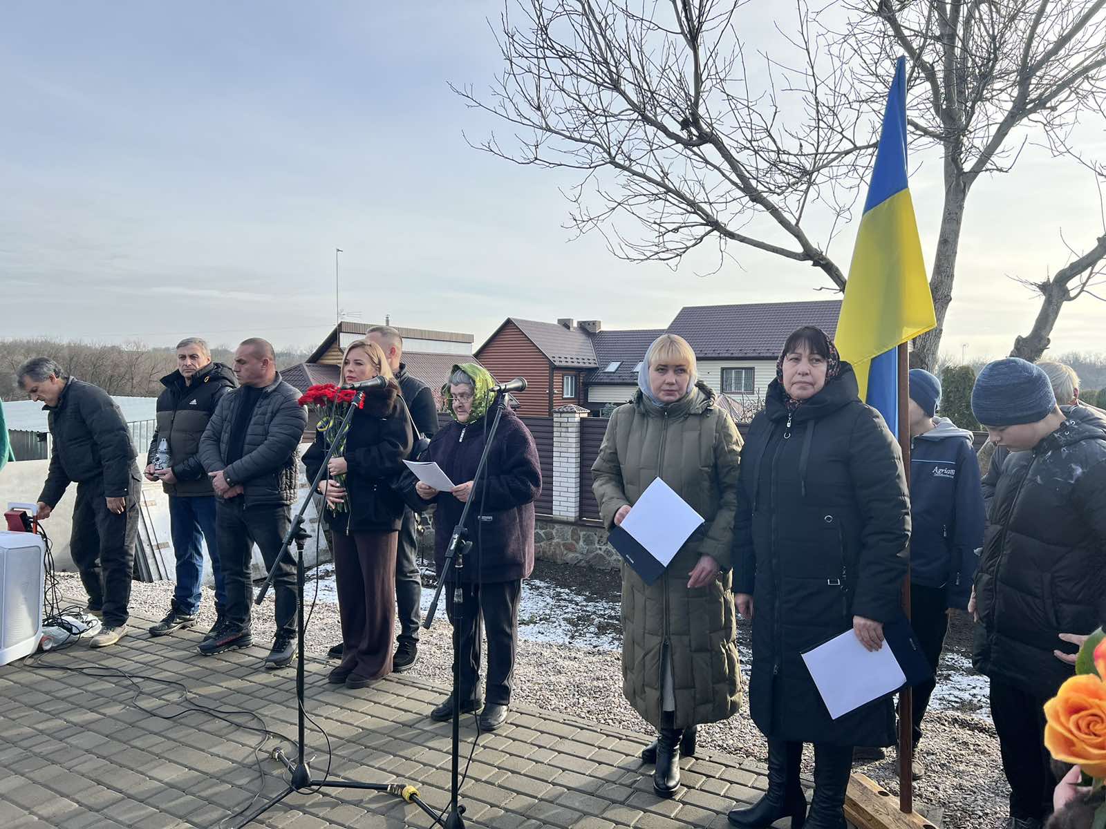 Алею пам'яті на честь загиблих бійців відкрили у Вільшанській громаді