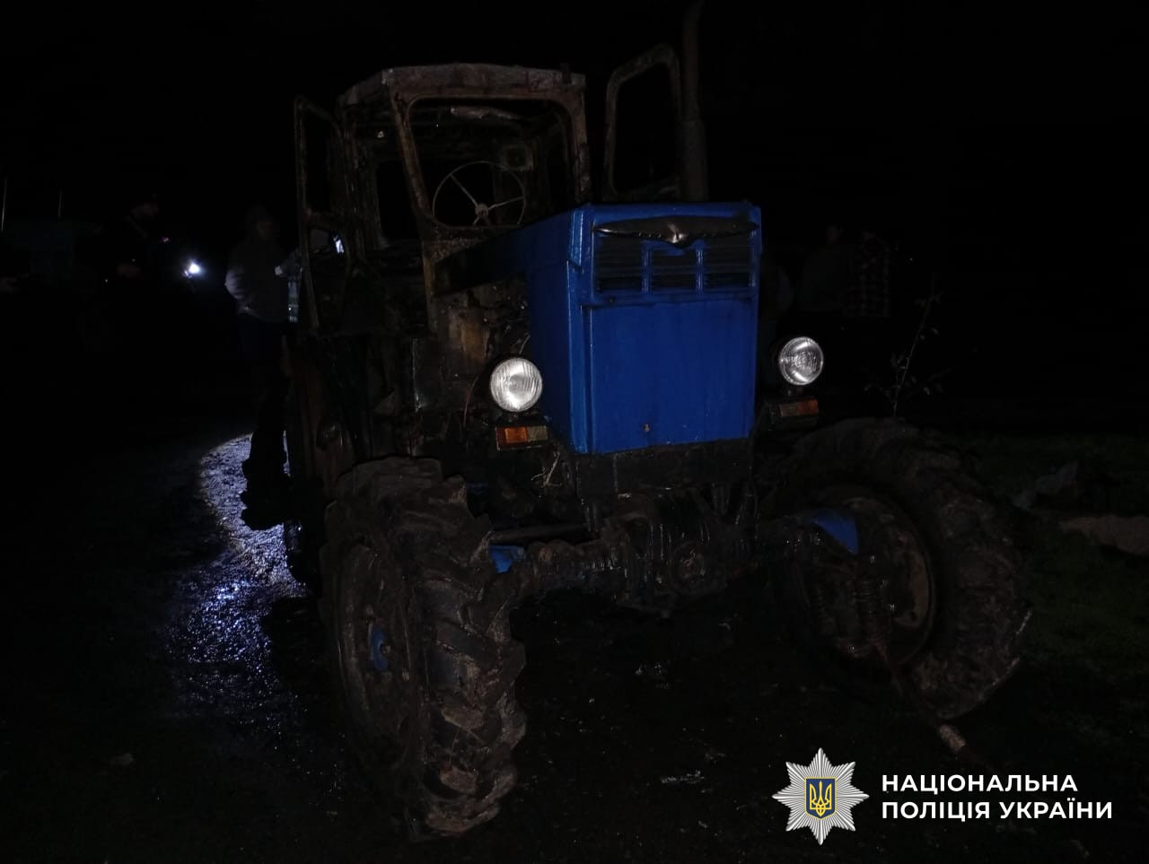 Підпалив трактор родича: у Голованівському районі підозрюють чоловіка