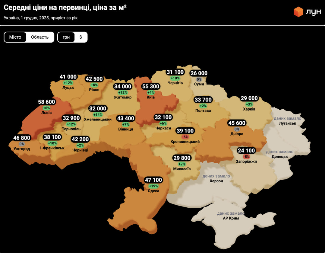 У Кропивницькому в 2025 році здали в користування удвічі більше квартир, ніж торік