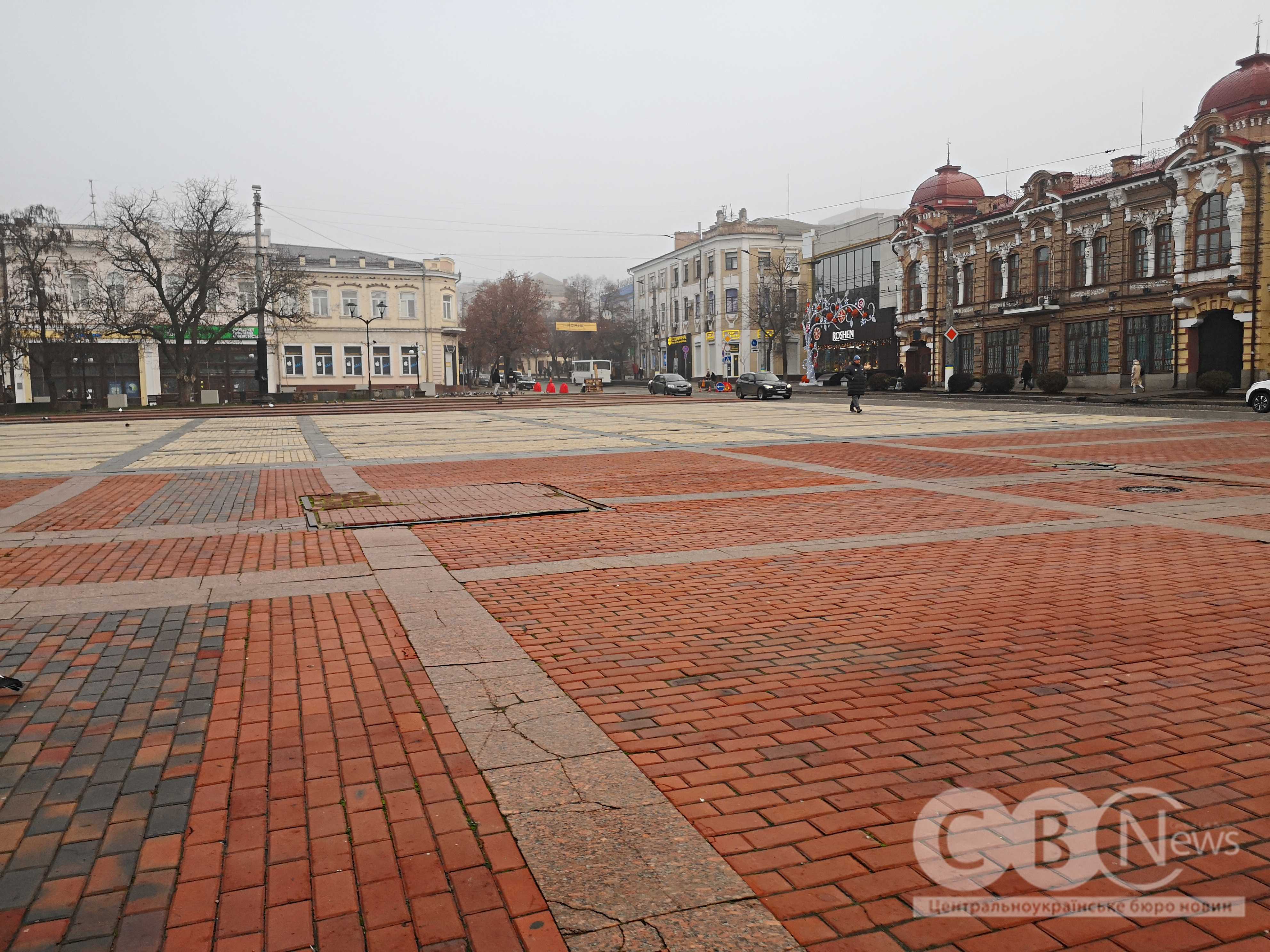 Ранковий туман огорнув грудневий Кропивницький