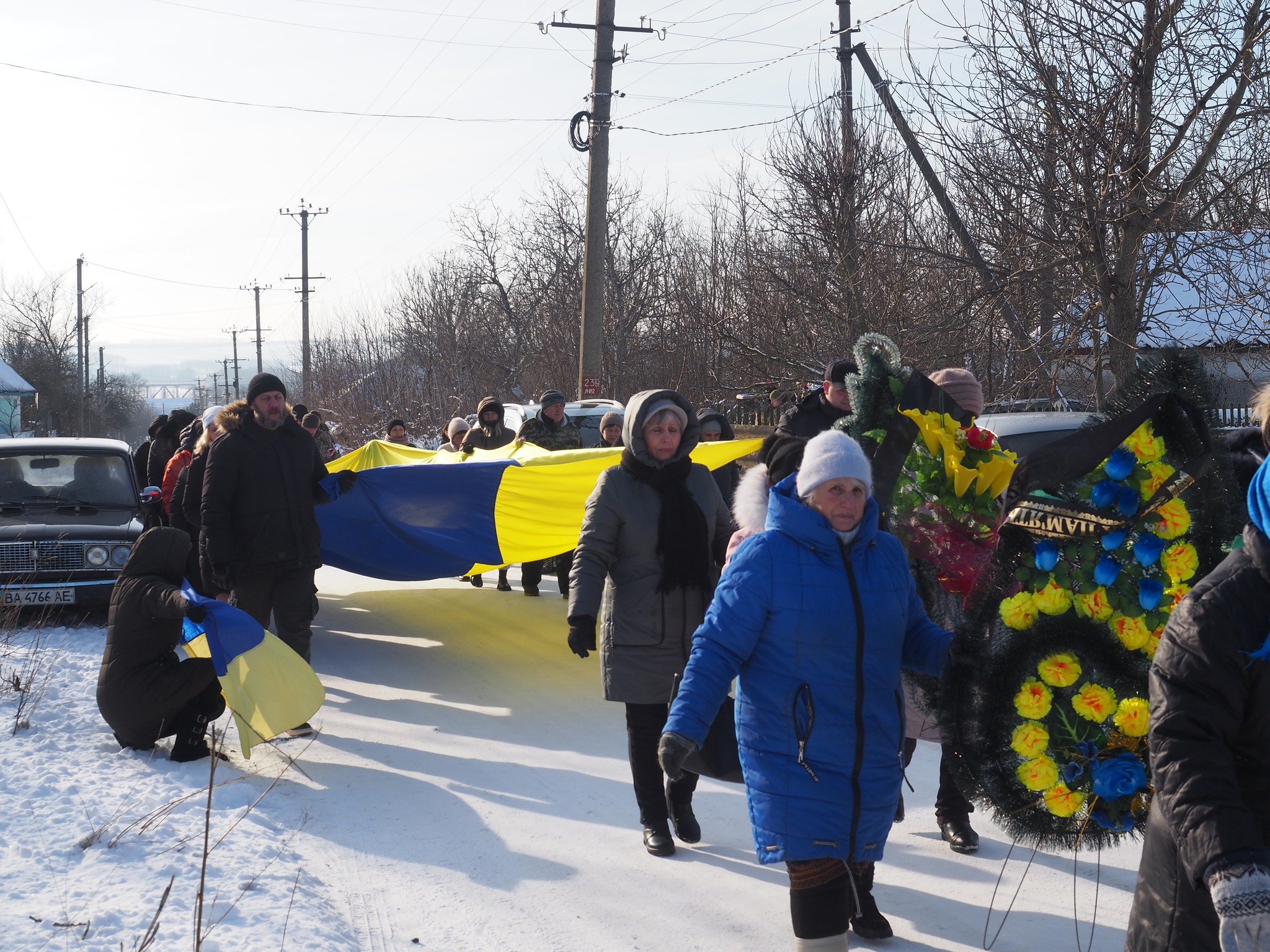 В останню путь провели бійця з Гайворонської громади